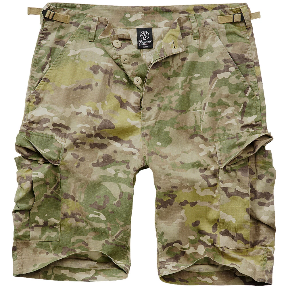 Brandit BDU Shorts Mens Hiking Airsoft Trekking Cycling Outdoor Tactical Camo
