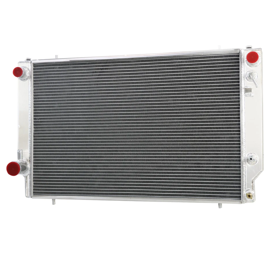 4 Row Aluminium Radiator For 1976-1996 93 Jaguar XJS V12 XJ12 AT 5.3 6.0L V12 - Image 2 of 4