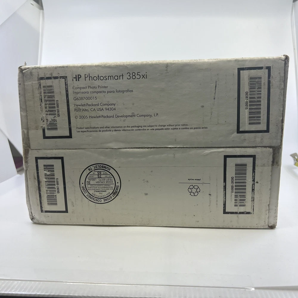 HP Photosmart 385xi Compact Photo Printer + Photo Paper + HP95 Color Ink (NEW)