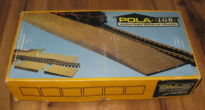 **INCOMPLETE PARTS** Vintage POLA LGB 909 STATION PLATFORM SECTIONS Set G SCALE