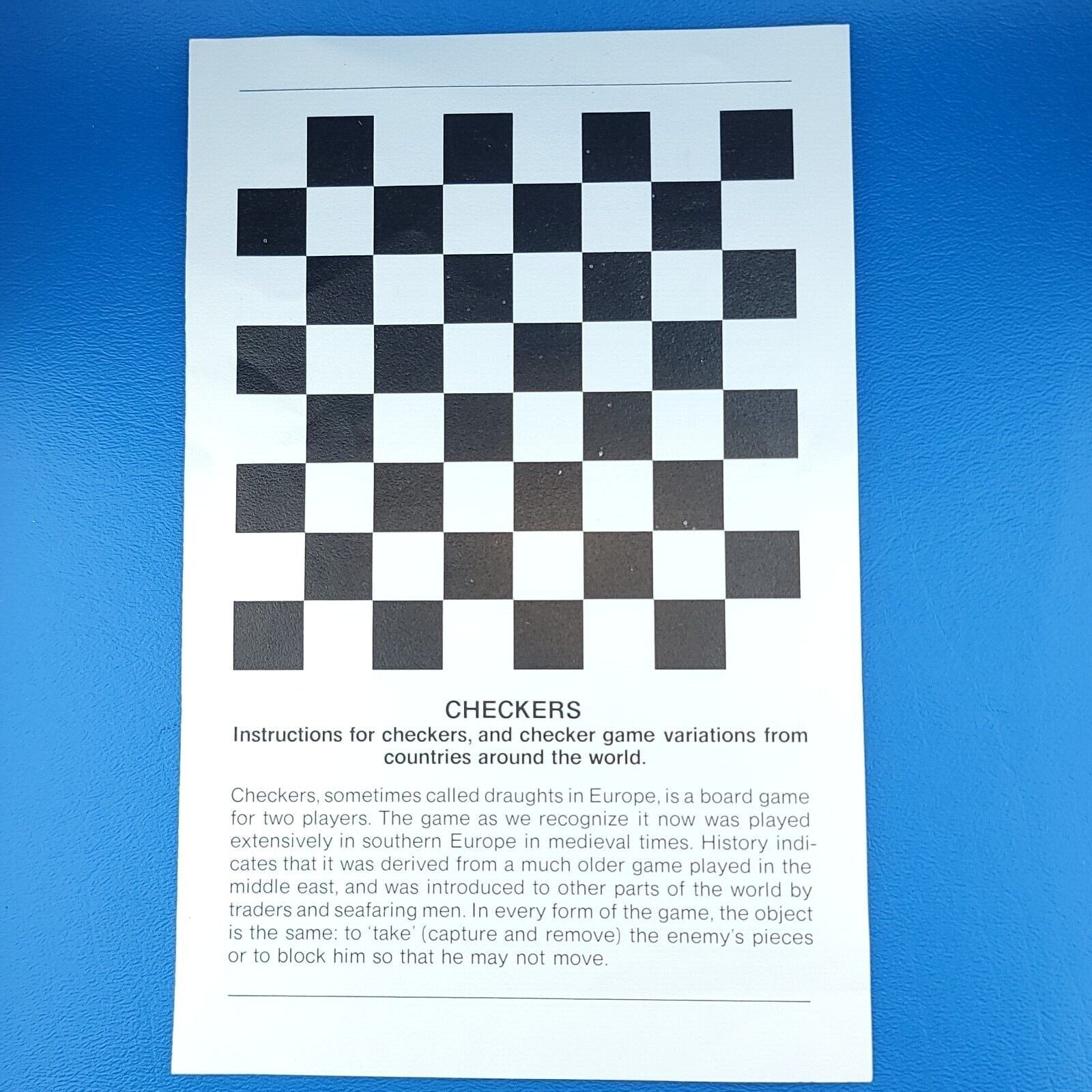 Turkish Draughts - Game rules