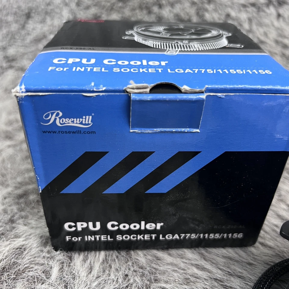 Rosewill CPU Cooler Fan Heatsink for Intel Socket LGA775/1155/1156 NEW OPEN BOX - Image 3 of 4