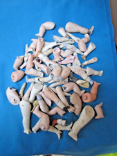    Lot Antique Victorian bisque doll legs/arms /Artist / Germany