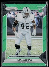 Karl Joseph 2016 Panini Prizm Green #253 Oakland Raiders