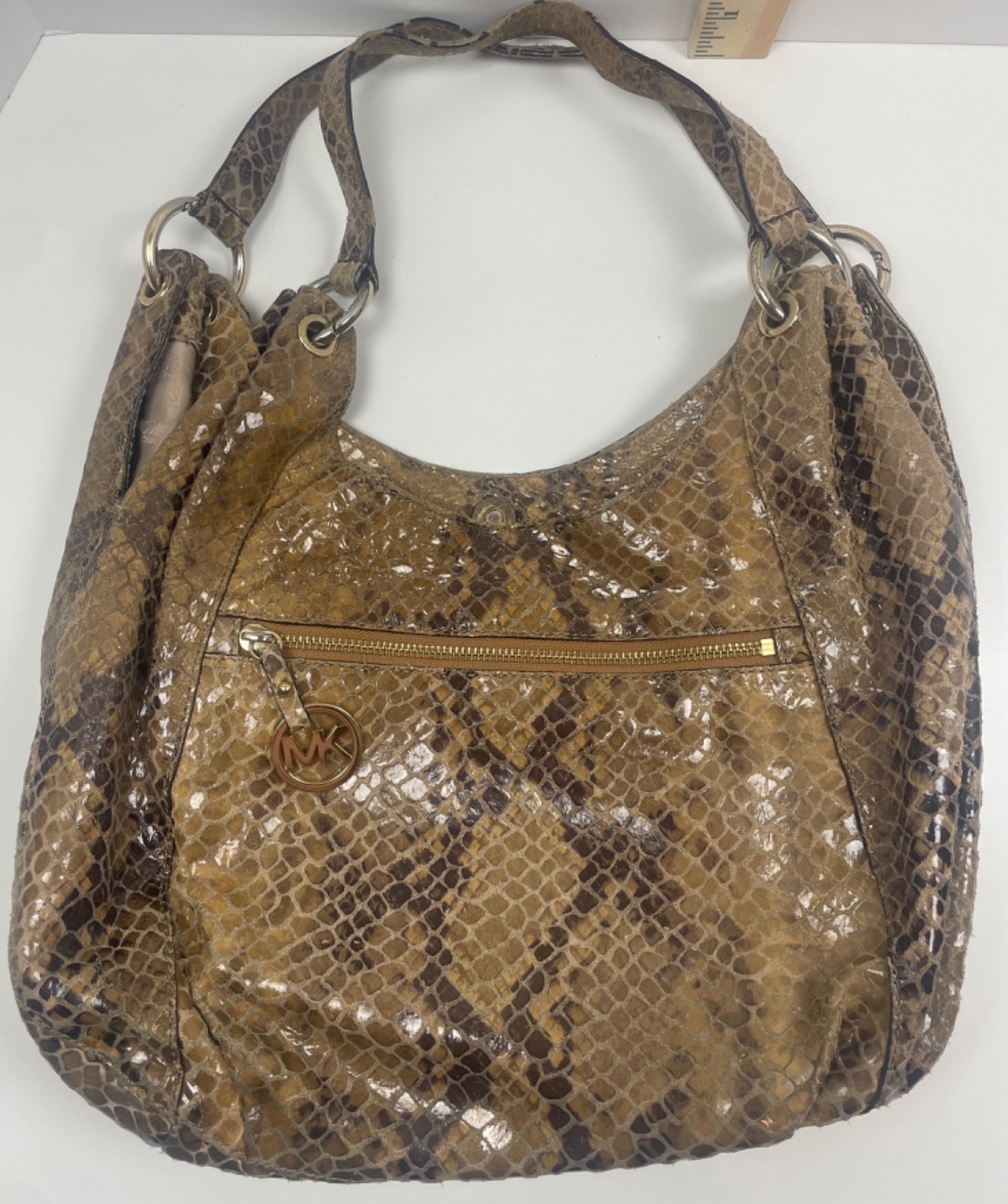 Michael Kors Snake Skin Python Embossed Leather B… - image 2