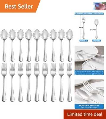 Versatile 16-Pc Silverware Set - Perfect for Family Meals or Special Events