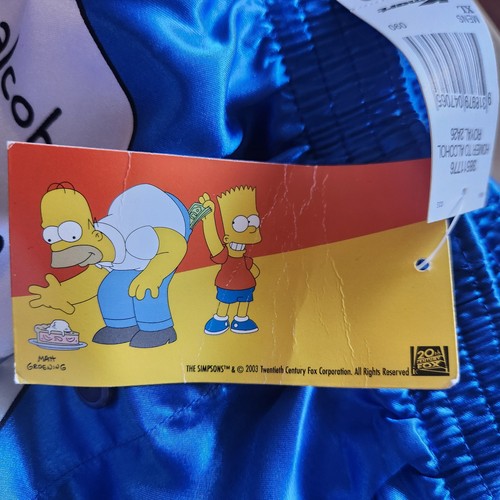 Simpsons Homer To Alcohol Satin Boxer Shorts Size XL Vintage 2003 Briefs Boxers - Bild 3 von 9