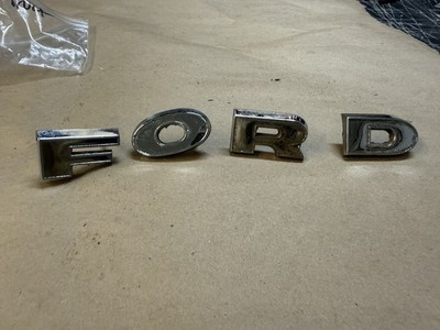 1961-1964 61-64 Ford Truck F100 F250 Upper Grill FORD Letters C4TB-8A342 OEM