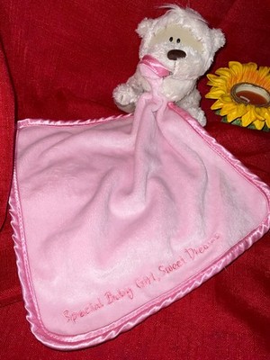 Fizzy Moon Tröster Teddy Stofftier rosa Bär Special Baby Mädchen Sweet Dreams