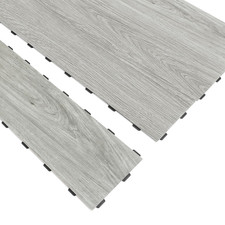 Luxury Vinyl Flooring Tiles - Waterproof, Anti-Slip, 36x6 Inch, 18-Pack