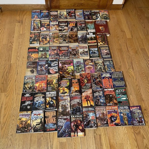 Vintage & Modern Paperback Books Mixed Lot of 69 Sci-Fi Niven Flint & More! - Picture 1 of 11
