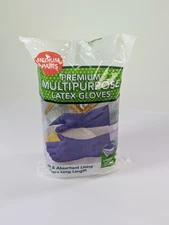 9 Pack Clean Ones Premium Dishwashing / Multipurpose Gloves Non Slip Grip Medium