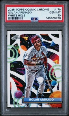 2025 Topps Cosmic Chrome - Nolan Arenado #179 White Hole Refractor 