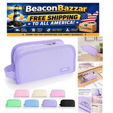 Multifunctional Large Pencil Case with Elegant Design - Ideal for Arts  More