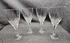 Mikasa Arctic Lights Iced Tea Goblet 8.5” Crystal Stemmed 15 OZ Set Of 4