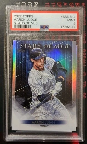 2022 Topps Series 1 Aaron Judge STARS OF MLB - #SMLB-14 PSA 9 Mint