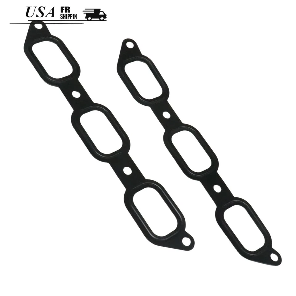 2x Intake Manifold Gasket Black For 14-20 Land Rover Range Rover Sport 3.0L 5.0L - Image 4 of 4