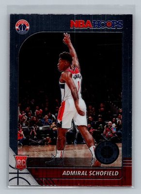 #ad #ad 2019 20 Hoops Premium Stock Admiral Schofield #231 Rookie Washington Wizards $2.49