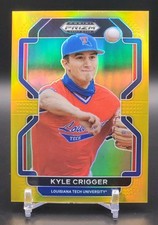Kyle Crigger- 2022 Prizm Draft Picks Gold Prizm 10/10, #PDP202