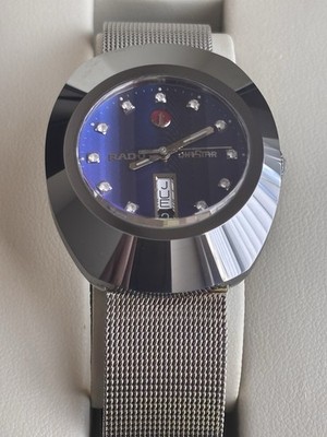 Vintage Rare Rado DIASTAR 636.0308.3 Mens Automatic blue/purple chameleon dial