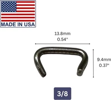 3/8 Stainless Steel Hog Rings for Crab pots, Cages, Traps, Fencing, Sausage C...