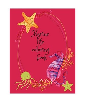 Marine life coloring book, Cristie Publishing