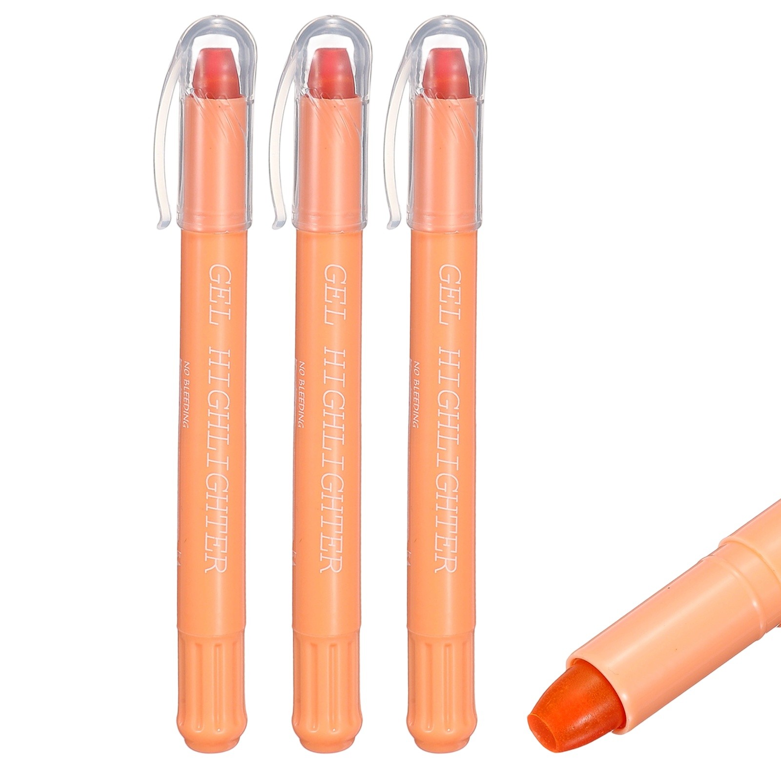 S, 3 Pack Gel High Lighters No Bleeds Pens