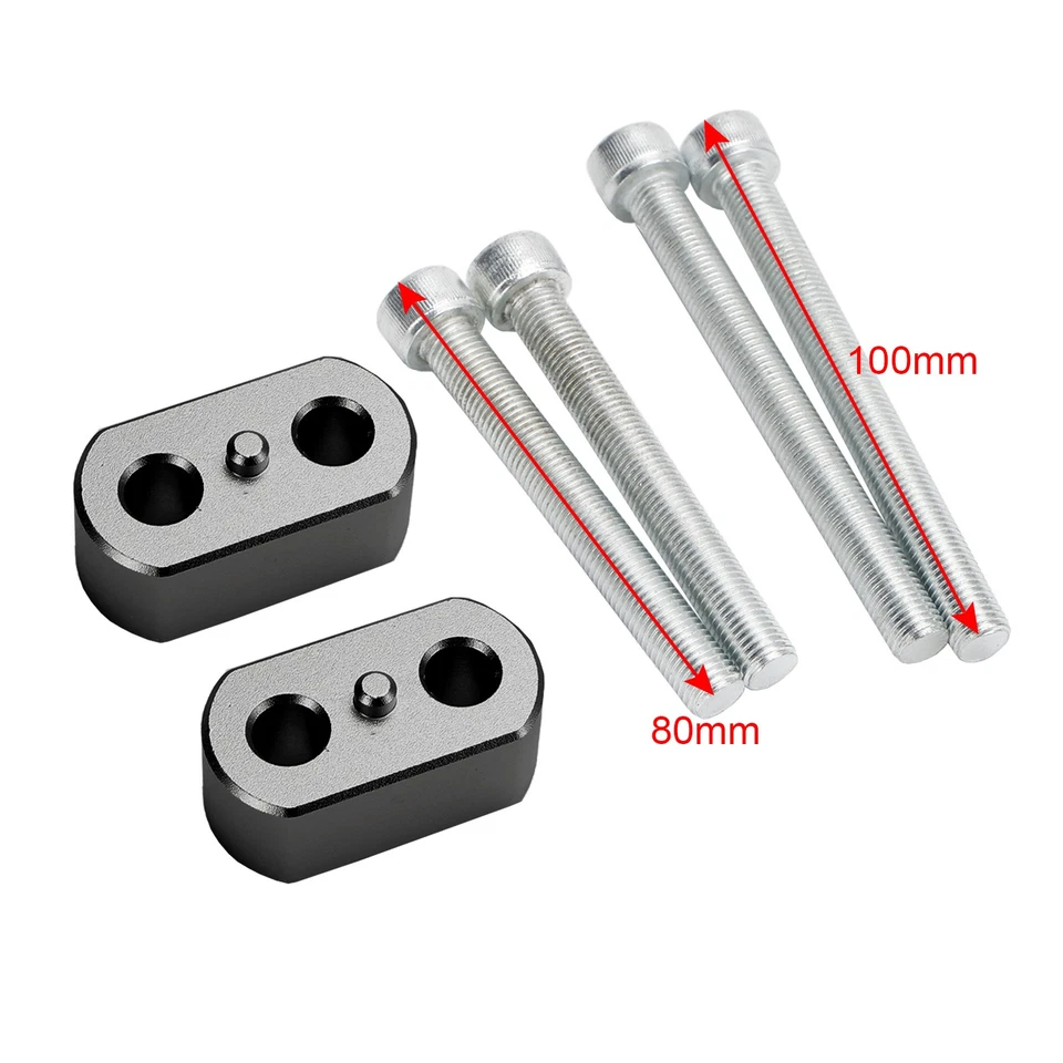 Pontets de guidon H=20 mm noir pour Tiger 800 / XC / XCa / XCx / XR / XRt / XRx' - Photo 2/4