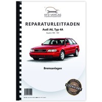 Audi A6 Typ 4A 1990-1997 Bremsanlagen Bremsen System Reparaturanleitung
