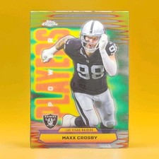 2025 Topps Chrome Maxx Crosby Power Players Insert Raiders