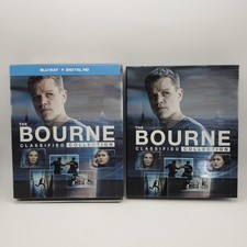 The Bourne Classified Collection Blu-ray W/ Slipcover J-Card, Tested Working