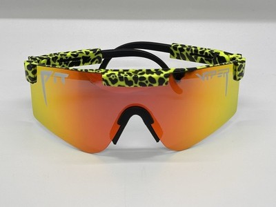 Pit Viper Shield Sunglasses w/ Mirror Lens   POLARIZED