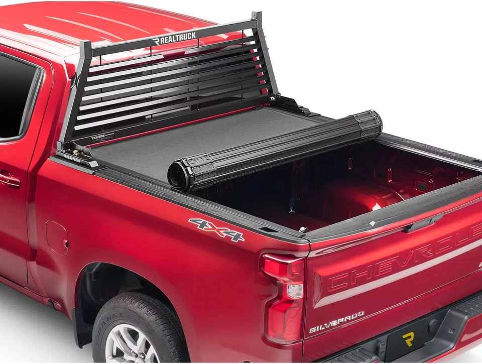 Backrack Louvered Headache Rack - Black Rack Only Foto 4 de 4