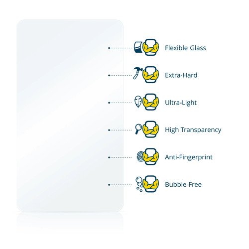 Glass Screen Protector for Prixton SWB33 Protective Glass Protection Film Robust - Zdjęcie 2 z 6