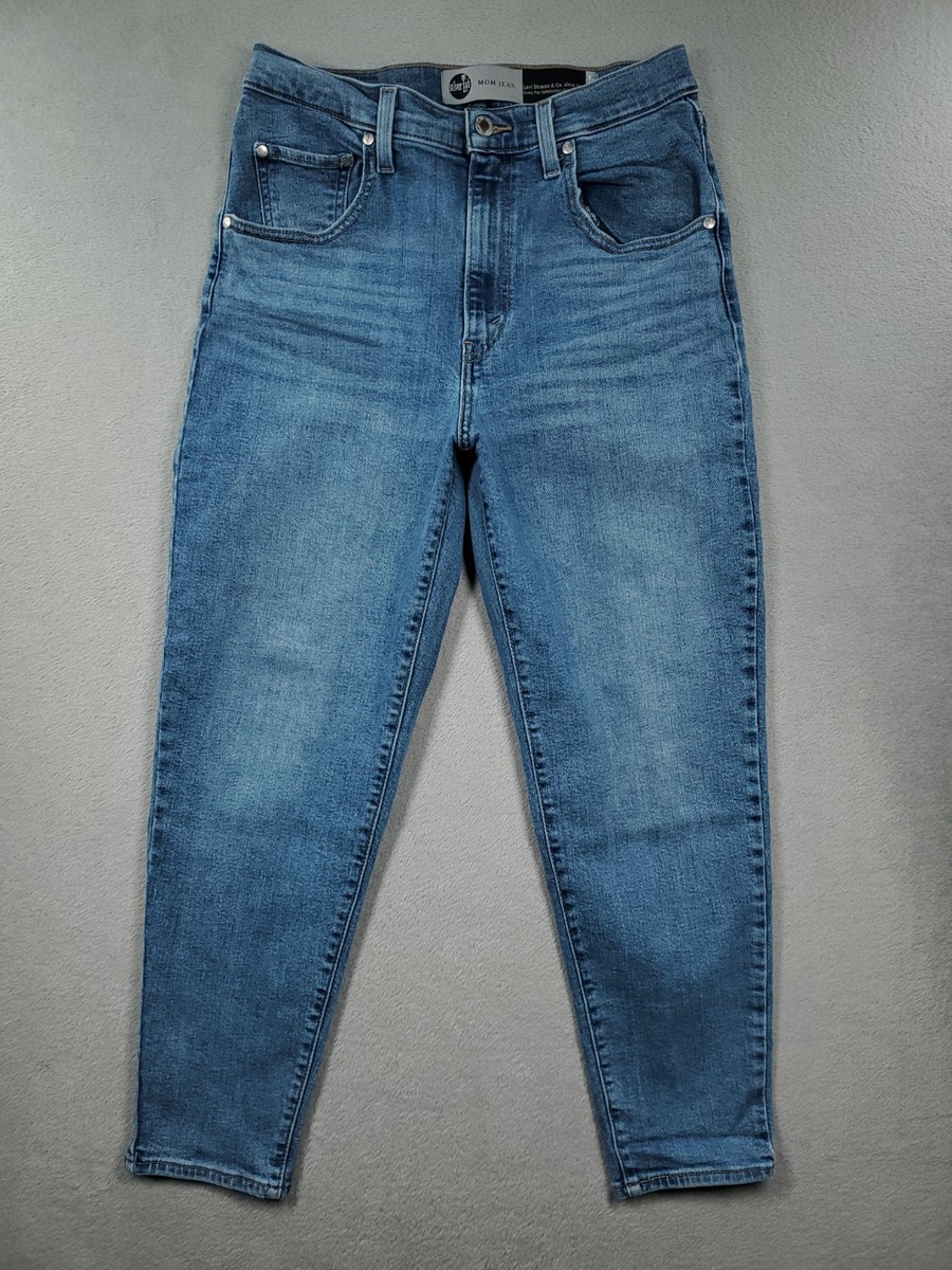 オーダー受付⑤ Levis Silvertab Jeans Womens 30 Mom Tapered High Rise Medium Wash