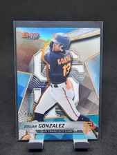 2025 Bowman's Best Josuar Gonzalez autograph  Aqua refractor  /199 TP-13 Giants