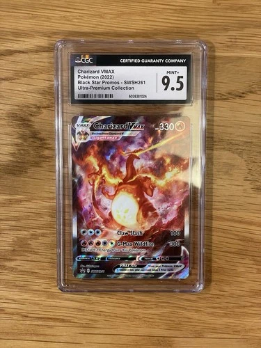 2022 Pokemon Black Star Promo Charizard VMAX SWSH261 CGC 9.5 Gem Mint