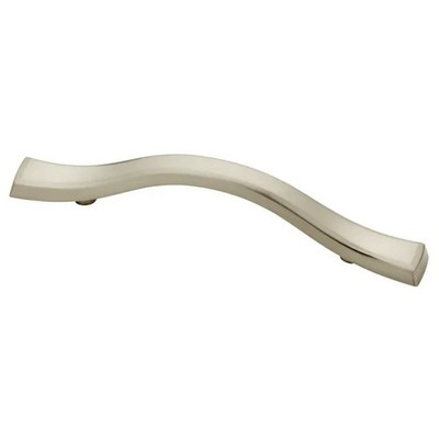 Brainerd ~ 3'' Beveled Curve Pull/Handle ~ Satin Nickel ~ P32529W-SN-CP
