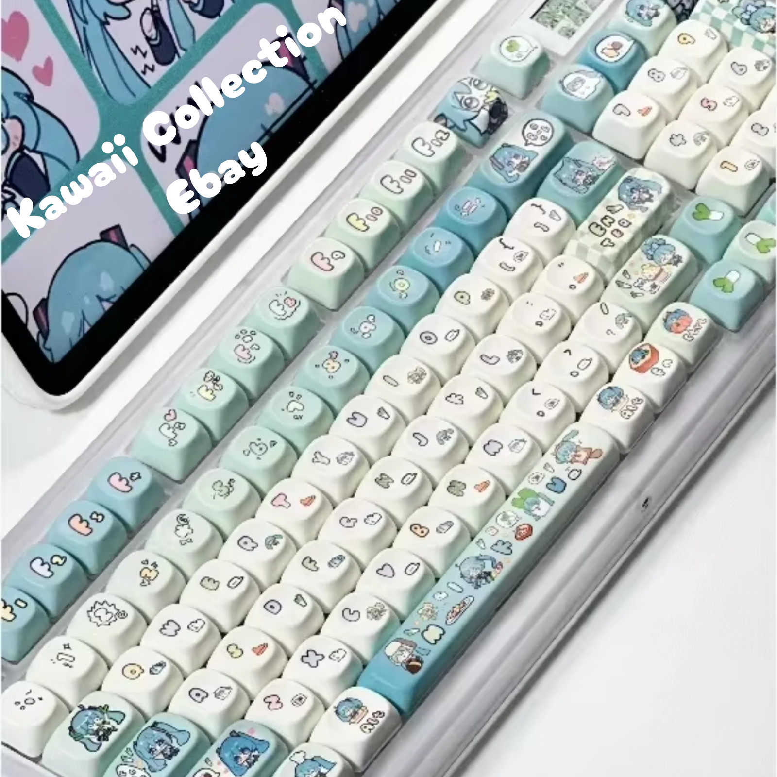 !!!CUTE Chibi Hatsune Miku Anime KeyCap Bundle !!