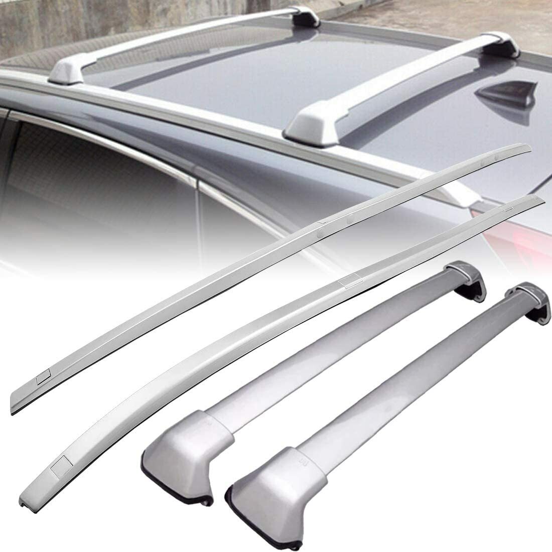 Barres de Toit ACE-2 Railing Porte-Bagages pour Honda CR-V 2012-2016 - Gris - Auto Barres de Toit ACE-2 Railing Porte-Bagages pour Honda CR-V 2012-2016 - Gris - Auto