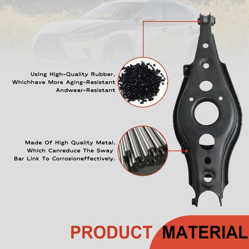 Kit de brazos de control de suspensión trasera de 8 piezas para Toyota 2006-2018 RAV4 2.0 2.5 - Imagen 5 de 11