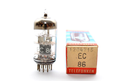 Genuine Telefunken Berlin   EC86 / 6CM4 / Radio Röhre / Valve Tube Triode, NOS