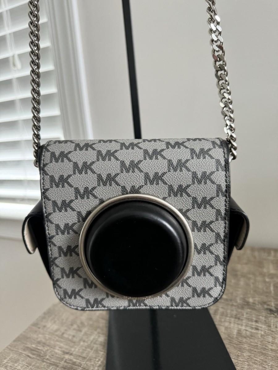 NWT Michael Kors Studio Scout Collection Medium Moulded Camera Bag Black