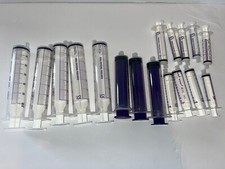 NEW Syringes Non Sterile Multiple Sizes Lot Of 17