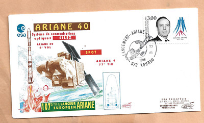 ARIANE 40 SPOT LAUNCH 1998 KOUROU LOLLINI NICE SPACE NASA | eBay