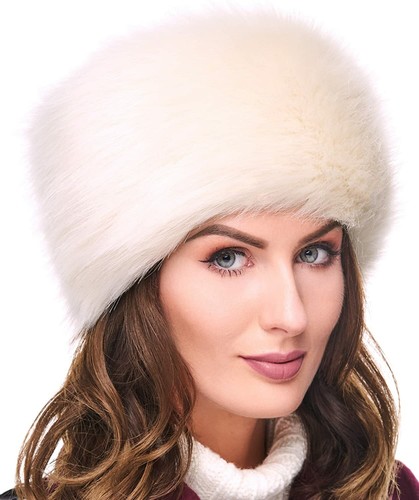 Futrzane Russian Faux Fur Hat for Women 