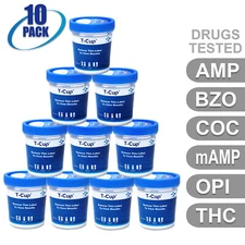 Mintegrity [10pk] 6-Panel T-Cup Urine Drug Test #MI-TDOA-264