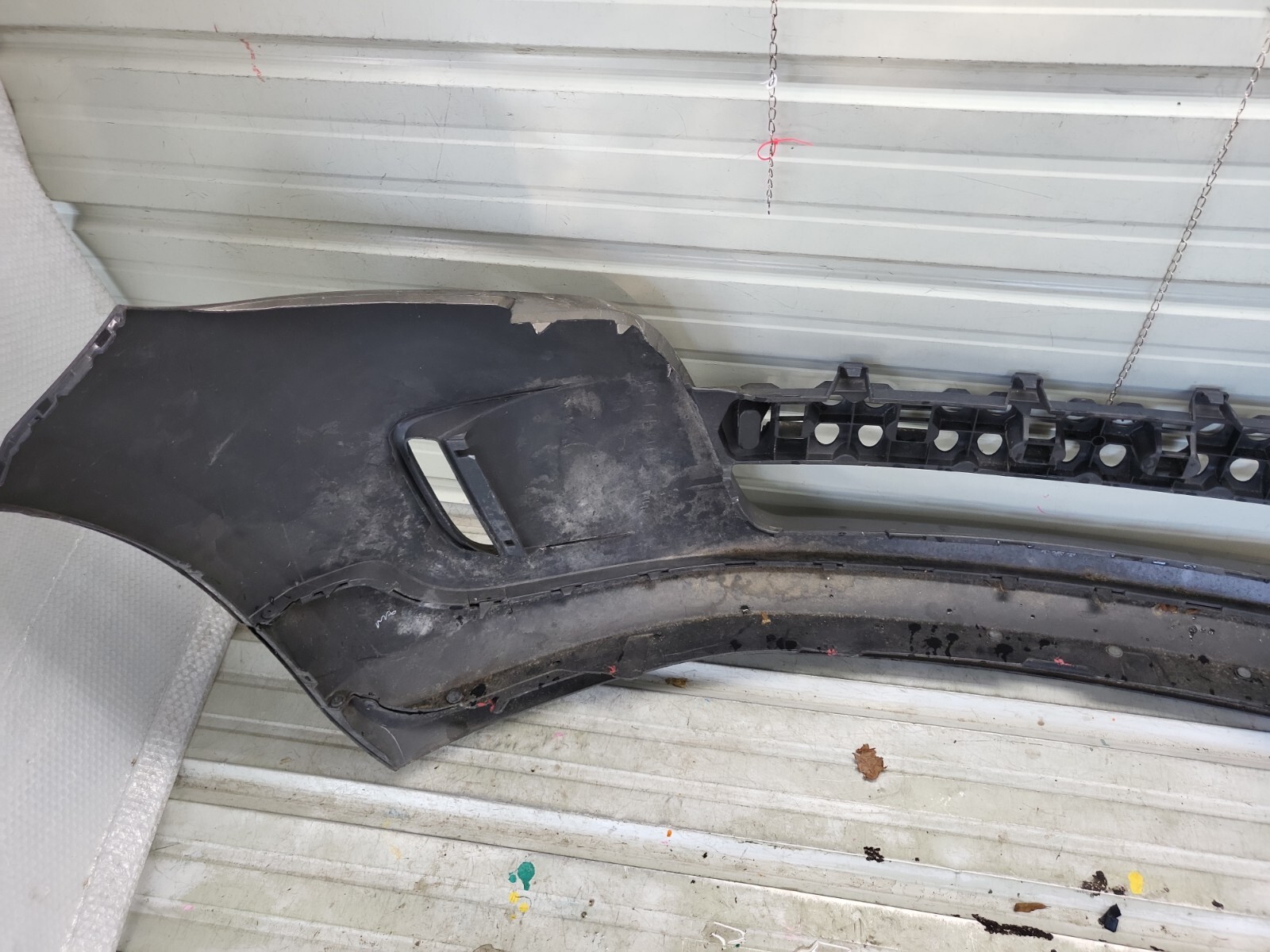 Genrics Primered Plastic Front Bumper Cover - Replacement for Edge