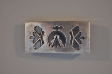 Old Pawn Navajo Sterling Silver Belt Buckle Thunderbird ..