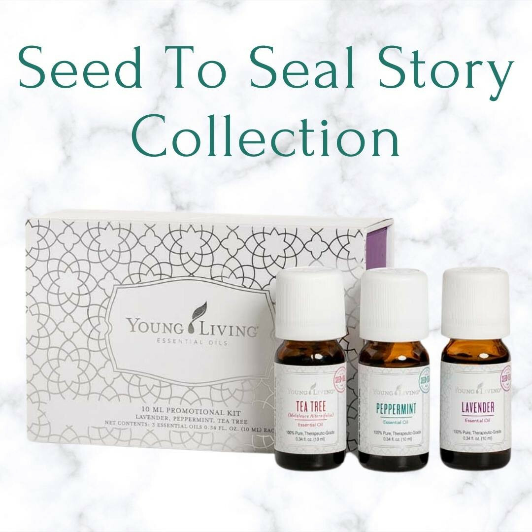 Young Living Seed To Seal Story Collection - Peppermint, Tea Tree